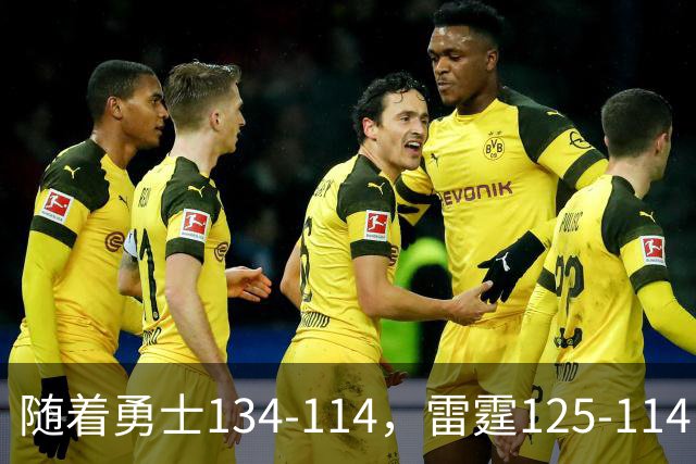 随着勇士134-114，雷霆125-114，火箭120-110，NBA最新积分榜出炉