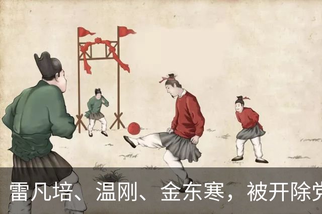 雷凡培、温刚、金东寒，被开除党籍